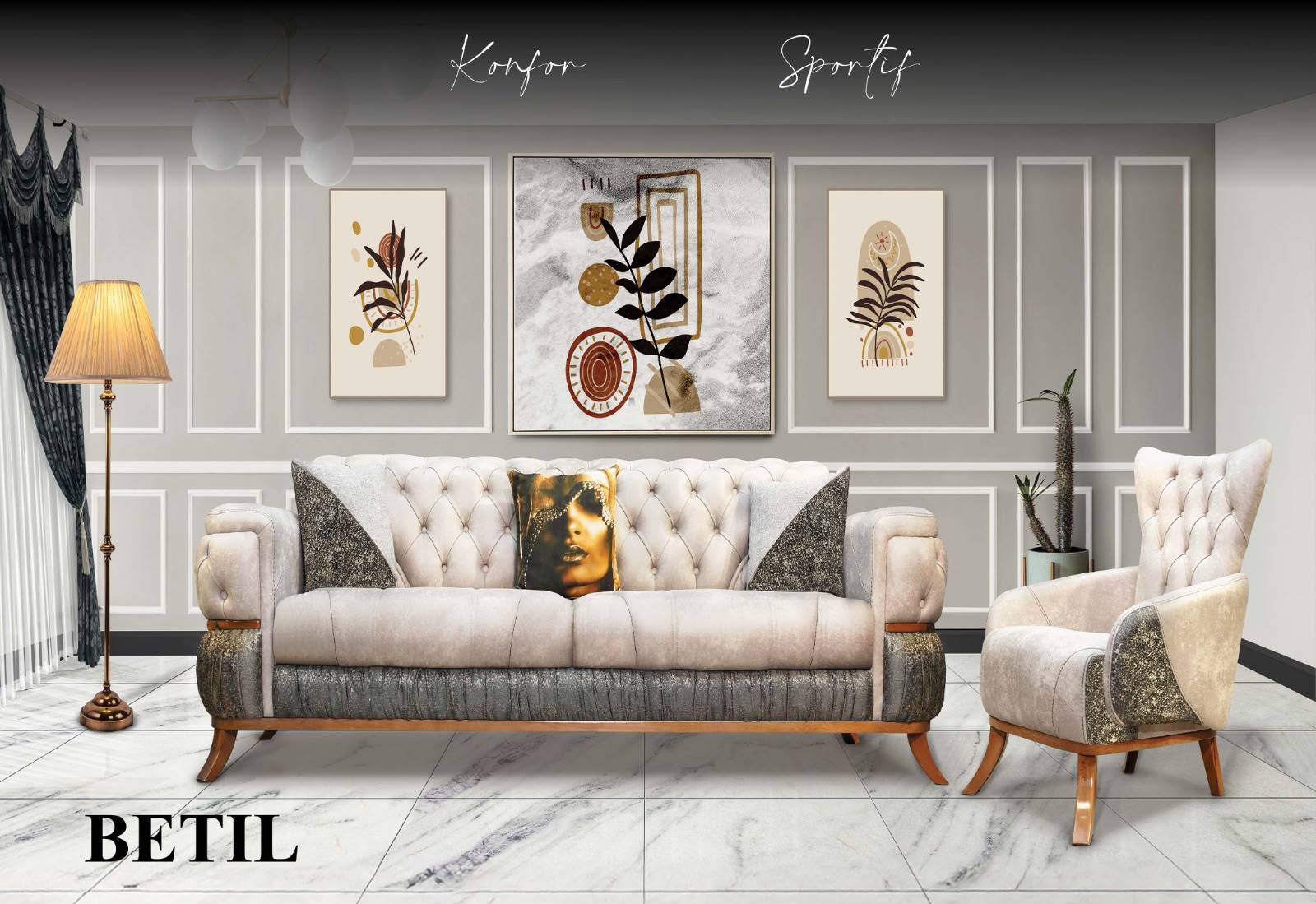 Betil Sofa Set
